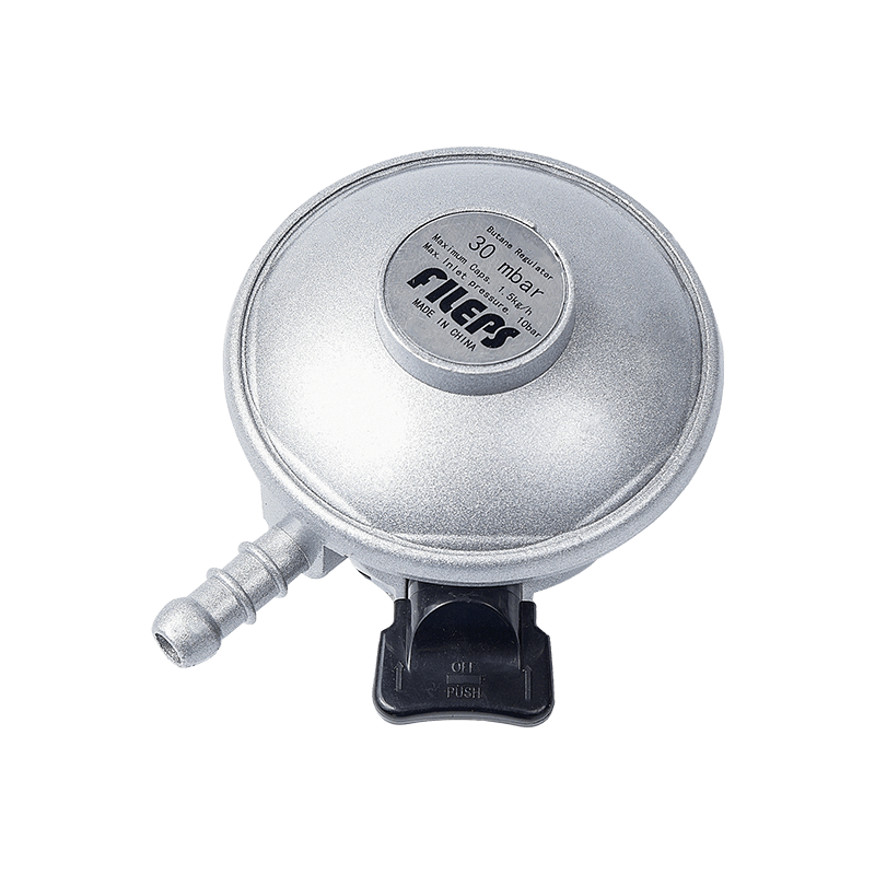 Áp suất thấp 20 mm Ghana Clip On Gas Giảm LPG Bộ điều chỉnh xi lanh khí nấu ăn
